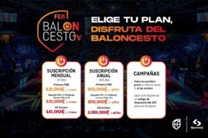BalONcesto TV arranca sus emisiones con las competiciones FEB y presenta su plan de suscripciones