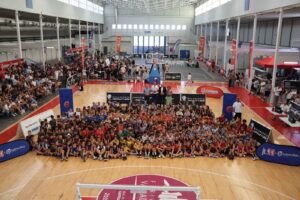 La Feria de Valladolid celebra la Jr. NBA-WNBA con 300 niñas y niños