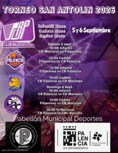 El Torneo San Antolín de Baloncesto vuelve este fin de semana al Municipal con la cantera palentina como gran protagonista