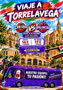 En marcha el desplazamiento de Basket Morao para el encuentro de liga en Torrelavega