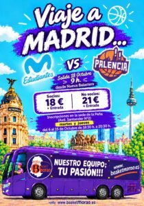 La Peña Basket Morao acompañará Iberolea Palencia ante Estudiantes