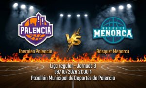 El Iberolea Palencia quiere mantenerse invicto ante un peligroso Bàsquet Menorca